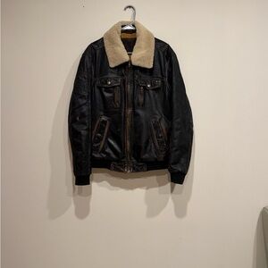 Vintage Aviator Bomber Jacket